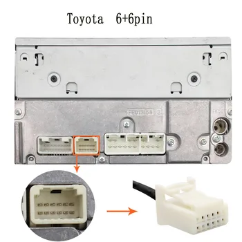Newst@Auto MP3, USB, AUX Adapteri, 3,5 mm AUX Interfeisu, CD Mainītājs Toyota (6+6pin) Avensis RAV4 Auris Corolla Yaris 70403