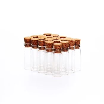 10Pcs Mini Korķa Aizbāzni Stikla Pudele Vēlas Pudeles Svētību Burkas Ziņu Pudelītes Konteineri DIY Dekoru Rotājumi