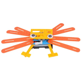 Bionisko lielas krabju DIY bērnu zinātnes eksperimentu tehnoloģija mazo roku darbs materiāls modelis