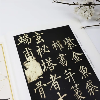 Liu Gongquan, Noslēpumainu Tornis Stele Copybook Rokraksta Kaligrāfijas Pencraft Penmanship