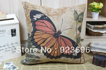 Tauriņš Spilvena segums,butterfly Ziedu spilvens segums / Veļa spilvens gadījumā mājas dekoratīvajiem dīvānu spilveniem