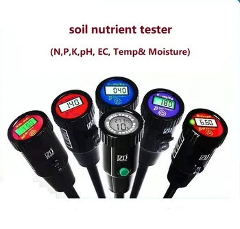 Augsnes pārbaudes komplektu iekārtas auglību barības vielu analyzer augsnes NPK sensors testeris