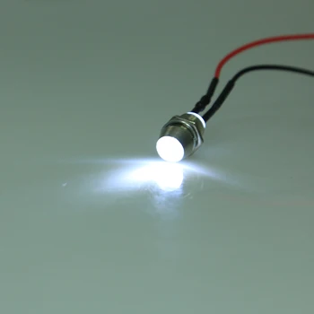 5gab 12V LED Indikators Paneļa Gaismas, Spidometrs, Odometrs, Tahometrs, Balts
