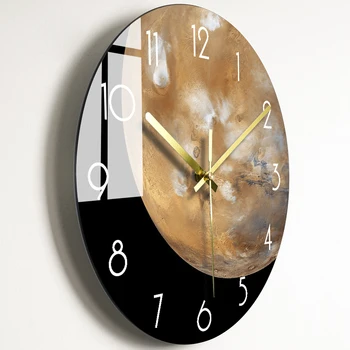 Vintage Sienas Pulkstenis Elektronisko Guļamistabā Karājas Mūsdienu Dizaina Sienas Pulkstenis Jaunums Skatīties Reloj De Mizots Mājas Rotājumi AB50ZB