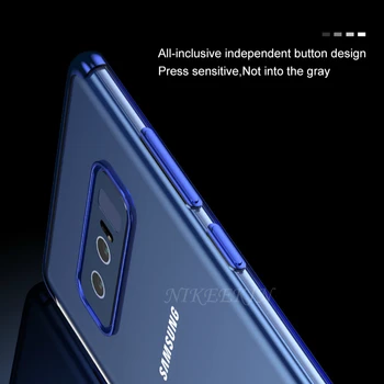 Apšuvuma Soft Case for Samsung Galaxy S20 Plus S20 Ultra S10 Lite S8 S9 S6 S7 Gadījumā A51 A71 A91 A90 5G A81, Ņemiet vērā, 10 Lite Telefonu Gadījumā