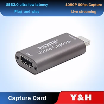 5 Gab. 4K Video Uztveršanas Kartes 1080P 60fps HDMI-saderīgs ar USB Spēle Ieraksts Rūtiņu PS4 DVD Videokamera Ierakstu Live Stream