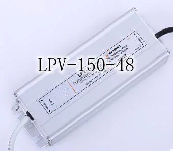 LPV-150-48 150W 48V Ūdensizturīgs āra Viena Izeja pārslēdzama strāvas padeve LED Strip gaismas ac dc pārveidotājs
