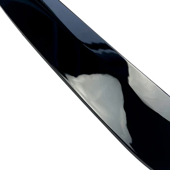 Gloss Black Aizmugures Sānu Spārnu Jumta Spoilers Uzlīmes Melns Vāks Golf 6 MK6 Variants Vagons