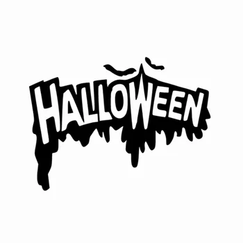 2018 Radošo Halloween Auto Uzlīmes, vinila Ūdensizturīgs Atstarojošās Uzlīmes automašīnām stils Logu Klēpjdatoru Dekori auto produkti