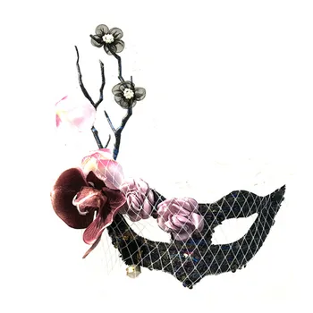 H3361 Masku Halloween Masku Vizuļi Acs Dzijas Pusē Ziedu Modes Princese Maskas Sievietes Venēcijas Karnevāls Cosplay Piederumi