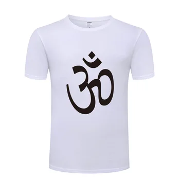 Om Mantra Jogas Relaksācijas Iespiests T Krekls Vīriešiem Smieklīgi Kokvilnas Ar Īsām Piedurknēm T Streetwear Jaunums Cilvēks T-Krekls Topi Tee Big Izmēra