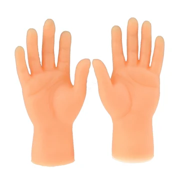 2 gab./komplekts Jaunums Smieklīgi Pieciem Pirkstiem, Plaukstām Atvērtu Pirkstu Rotaļlietas Mazo Roku Modeli, pa Kreisi, pa Labi Niecīga Rokas Par Spēli Puse Kostīms