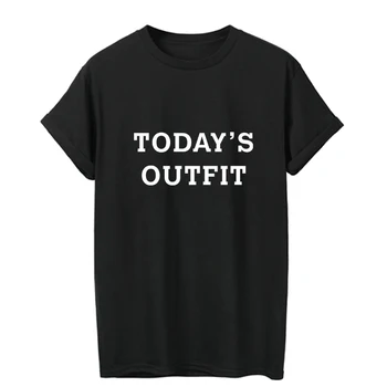 ONSEME Burtiem drukāt Šodienas Apģērbs, t krekls sievietēm Cēloņu Streetwear Topi Vasaras New Tee Kreklu Ērti Sieviešu t-krekls Q-254
