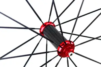 Oglekļa Road bike riteņiem 50mm 700C Powerway R36 oglekļa ķermeņa hub ķīnas Oglekļa šķiedras velosipēdu velosipēdu sacīkšu riteņu pāru platums 25mm