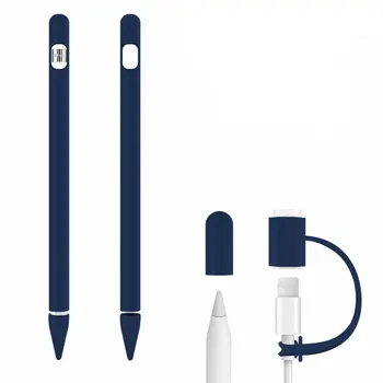 Krāsains Silikona Savietojams ar Apple Zīmuli 1. Vāks Gadījumā ir Savietojams ar iPad Planšetdatoru Touch Pen Irbuli Piedurknēm Ādas Aizsargs