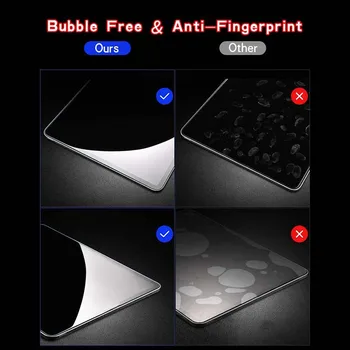 Tablete Rūdīta Stikla Ekrāna Aizsargs Vāciņš Samsung Galaxy Tab 4 7.0 SM-T230 SM-T231 Anti-pirkstu Nospiedumu Rūdīts Filmu