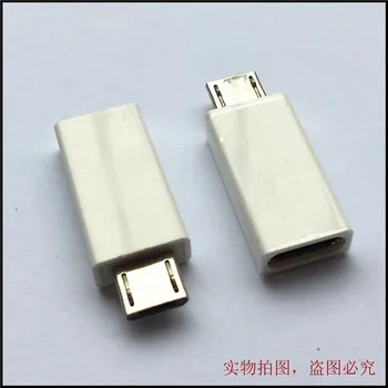 USB Micro USB Male USB-C C Tipa Sieviešu Converter Adapteri Uzlādes Datu Savienotājs XiaoMi Google Chromebook Oneplus Divi