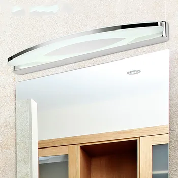 Eiropas stila modes vienkārši, vannas istaba, tualete, nerūsējošā tērauda LED spogulis lukturu anti-miglas un mitruma droši sienas lampas LB1013