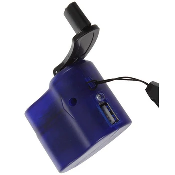 Gmarty 1gb USB Tālruņa Avārijas Lādētājs, Multi Instruments, Tūrisma inventārs Tūrisma Rokas Kloķa Ceļojumu Lādētājs Āra Izdzīvošanas Instruments