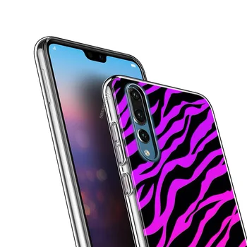 Dzīvnieku Zebras Svītru Huawei P40 P30 P20 P9 P10 P8 Lite 5G 4G E Pro Plus Lite Mini 2017 2019 Telefonu Gadījumā