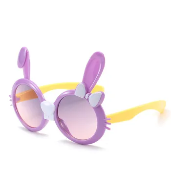 Bērniem Saulesbrilles Zēni Meitenes cute Bērnu Saulesbrilles truša formas, Saules Brilles Oculos Feminino Piederumi