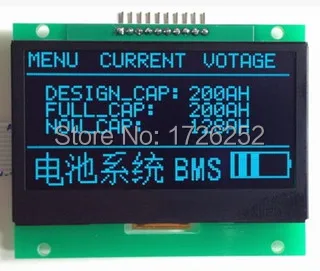 2,4 collu 10PIN Zilo OLED Modulis SSD1309 Disku IC 128*64 SPI Interfeisu 3.3 V