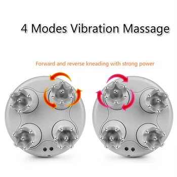 Elektriskā Galvas Massager Bezvadu Galvas Massager Ūdensizturīgs Ķermeņa Masāža Veselības Aprūpes Plecu Kakla Dziļo Audu Mīcīšanas Masāža
