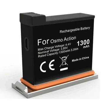 Akumulatoru DJI Osmo Action Camera Jaunas Li-Ion Uzlādējams Akumulators Pack Nomaiņa 3.85 V, 1300mAh