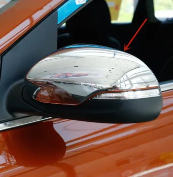 Par Kia KX3-2019 Augstas kvalitātes ABS Chrome Atpakaļskata spoguļa vāciņš Anti-Rub aizsardzības Apdares auto piederumi