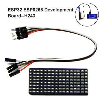 Vārda Panelis Zils LED Displejs Valdes Modulis Mircobit ESP32 ESP8266 EM88