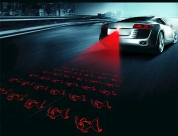Auto stils LED Auto Lāzera Miglas lukturi Sadursmi Astes Signālu Brīdinājuma Lampas lifan x60 620 520 320 x50 solano smily