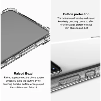 Samsung A32 Kristāla Gadījumā IMAK 360 Aizsardzības Mīksto TPU Atpakaļ Apvalks priekš Samsung Galaxy A32 Gadījumā 32 A325 Panelis Etui Triecienizturīgs