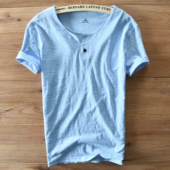 2019 Vienkārši radoši dizaina līnijas vienkrāsainu kokvilnas T Krekli Vīriešu Jaunas Ielidošanas Stilā ar Īsām Piedurknēm Vīriešu t-krekls