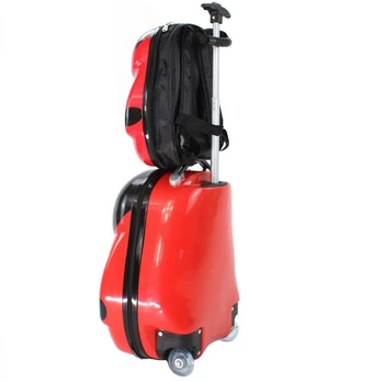 Maleta y mochila para niños niñas infantil mariquita trolejbusa equipaje de mano cabina bolso