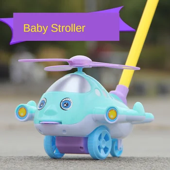 2020 New Baby Toddler Walker Grozs Karikatūra Gaisa kuģa Kabīne Rotaļlietas Bērniem Rotaļlietas Bērnu Staiguļi bērnu ratiņus