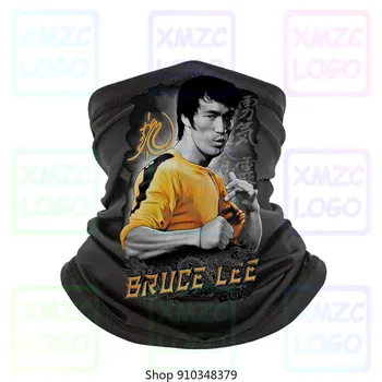 Bruce Lee Yellow Dragon Pieaugušo T-Krekls, šalle ap Galvu stiprināmas galvas apsējs Kakla Siltāks Sievietes Vīrieši