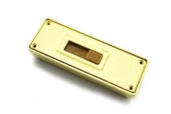 Zelta stieņi USB Flash Disku 1gb 2gb 4gb 8gb 16gb 32GB Pendrive Korporatīvo dāvanu-Zelta flash usb 2.0 100gab/daudz