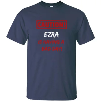 Projektēšana Uzmanību Ezra Ir, Kam Slikta Diena Jautra Dāvana Ideja, Vīriešu T Krekls 