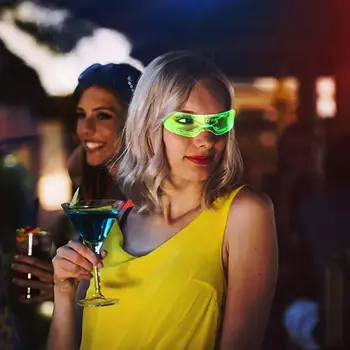 Krāsains LED Gaismas Brilles Kvēlojošs Akrila Brilles Bārs KTV Halloween, Ziemassvētku, Dzimšanas dienas svinības