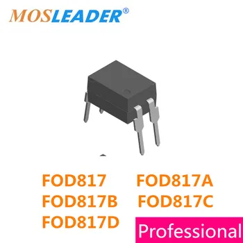 Mosleader 100GAB 1000PCS DIP4 FOD817 FOD817A FOD817B FOD817C FOD817D ražots Ķīnā Augstas kvalitātes Optoelektronisko