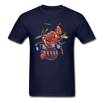 Rock N Roll T-krekls Vīriešu T Šūpojot Omārs Modes Darba Dienu Topi, t-veida, O Kakla Kokvilnas T Krekli Hip Hop Apģērbu Smieklīgi Krabis