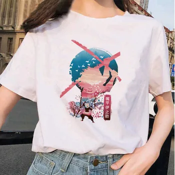Krekli sievietēm ir 2021. y2k Anime, Killer Demon Harajuku Dāmu T-krekls Ulzzang Drukāt Grafiskā Krekls Kimetsu Nav Yaiba Kawaii T-krekls Sievietēm