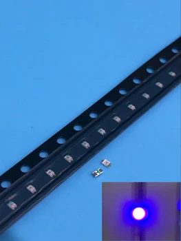 500pcs UV/violetu Krāsu SMD 0603 SMT Super Spožas lampas, LED gaismas, gaismas diodes New Augstas kvalitātes 390-410nm 1.6*0.8*0.6 mm