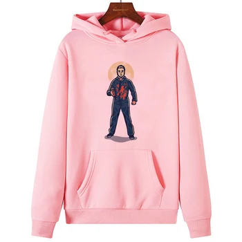 Michael Myers pulovers Sieviete Zēns sporta Krekls Drēbes Sieviešu rozā Krāsu Atsperes Sieviete topi