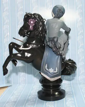 Anime Black Butler Ciel Phantomhive PVC Rīcības Attēls Kolekcionējamus Modeli, lelle, rotaļlieta 18 cm