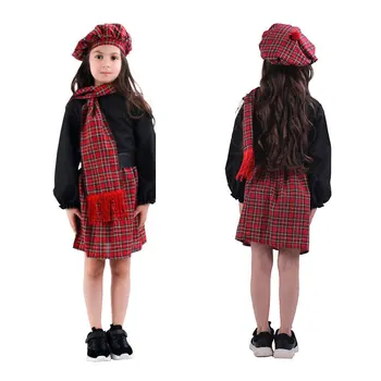 Meitenes kleita komplekts 5gab Skolas Meiteņu Svārki Izšūta kleita, uzvalks, meitenēm cosplay tērpu Halloween puse apģērbi