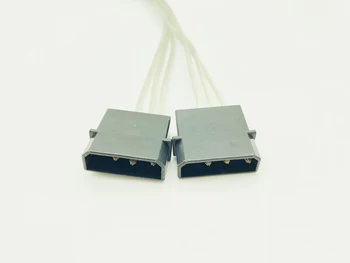 2*4 Pin Molex IDE 6Pin PCI-E Grafiskā Karte Barošanas Kabelis Adapteri PC Video Kartes Savienotājs Kabeļu Converter Vadu Mininig