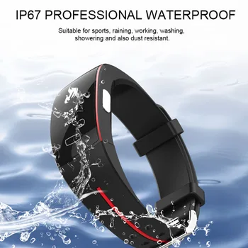 Labākā Pārdošanas Smart Aproce Atbalsta EKG+PPG asinsspiediens, Sirdsdarbības Monitoringa IP67 waterpoof Pedometrs Sporta Fitnesa Rokassprādze