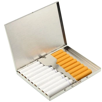 1 GAB Nerūsējošā Tērauda Cigarešu etvija Cigaretes Turētājs Mūsdienu Smēķēšanas Piederumi
