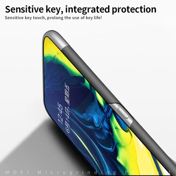 Samsung A80 Gadījumā Samsung Galaxy A90 Lietu Vāku Grūti Aizsardzības Black Capas MOFi Oriģinālā Galaxy A80 Aizmugurējo Vāciņu A90 6.7